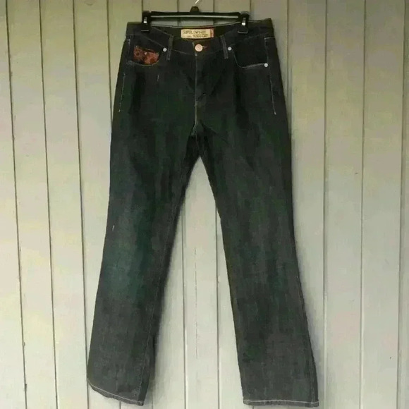 Levis 518 SuperLow Bootcut Denim Jeans Size 11 - Picture 1 of 11